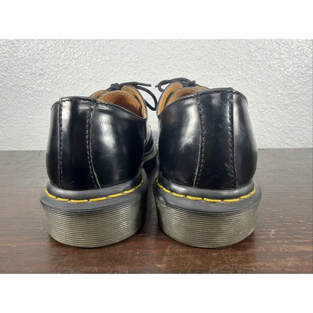 Doc Dr. Martens 11838 Black Leather Shoes Boots US Men's 10 UK 9 EU 43
